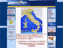 Tablet Screenshot of meteorologia.it